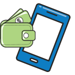 mobile wallet icon